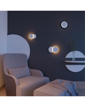 357857 OVER NT18 179 белый Накладной светильник IP20 LED 3000К 11W 170-240V SMENA-foto3