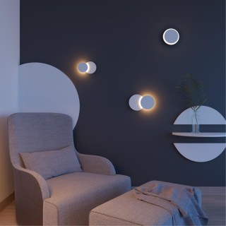 357857 OVER NT18 179 белый Накладной светильник IP20 LED 3000К 11W 170-240V SMENA-foto3