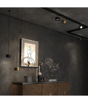 358966 SPOT NT22 242 бронза св. Светильник встраиваемый с перекл. цв. температуры, провод 2м IP20 LED 3000К\4000К\6000К 12W вниз + 3W вверх 110-265V G-foto3