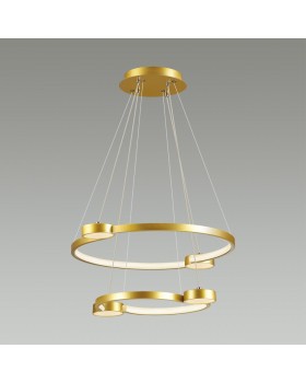 5247/79L LEDIO LN23 матовое золото Светильник подвесной диммир. с ДУ LED 79W 4088Лм 220V SHERIDAN-foto3