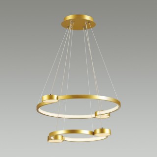 5247/79L LEDIO LN23 матовое золото Светильник подвесной диммир. с ДУ LED 79W 4088Лм 220V SHERIDAN-foto3