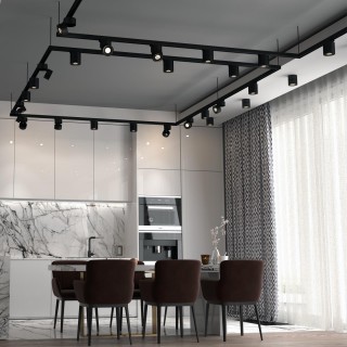 358777 PORT NT21 093 черный Светильник трековый однофазный трехжильный IP20 LED 15W 4000K 1300Лм 100-265V GRODA-foto3