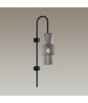 5016/1W MODERN ODL23 335 черный/дымчатый металл/стекло Бра E14 1*40W PIMPA-foto3