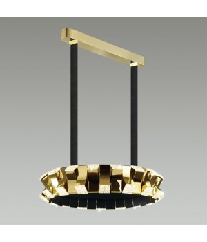 4993/45L L-VISION ODL23 375 золотой/черный/металл/акрил Люстра LED 45W 3000K ASTURO-foto3