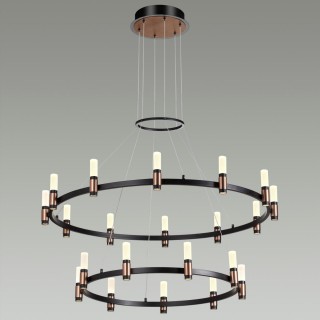 5009/98L L-VISION ODL23 387 матовый черный/ ант.бронза/белый/металл/акрил Люстра LED 98W 4000K 2500Лм CANDEL-foto3