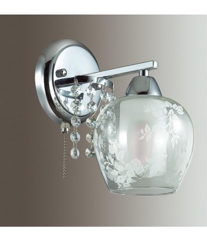 3065/1W MODERNI LN16 187 хром Бра E14 60W 220V KRISTALIN-foto3