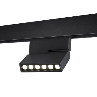 358628 SHINO NT21 051 черный Трековый низковольтный св-к диммируемый с ДУ, со сменой цв.температуры IP20 LED 3000~6500К 12W 48V FLUM-foto4