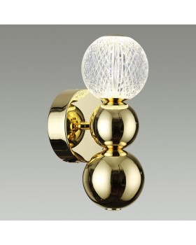 5008/4WL L-VISION ODL23 419 золотой/прозрачный/металл/акрил Бра LED 4W 4000K 230Лм CRYSTAL-foto3