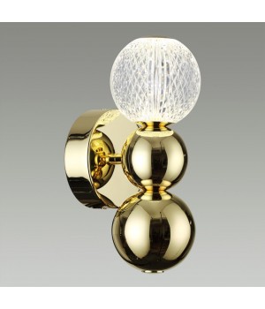 5008/4WL L-VISION ODL23 419 золотой/прозрачный/металл/акрил Бра LED 4W 4000K 230Лм CRYSTAL-foto3