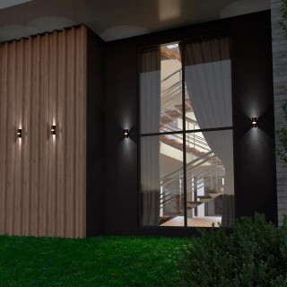 358936 STREET NT22 330 черный/золото Светильник ландшафтный светодиодный IP54 LED 4000К 12W 85-265V CALLE-foto3