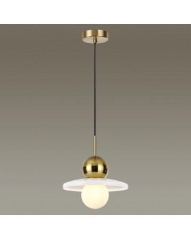 5014/1B MODERN ODL23 295 золотой/белый/белый матовый металл/стекло Подвес G9 LED 5W HATTY-foto3