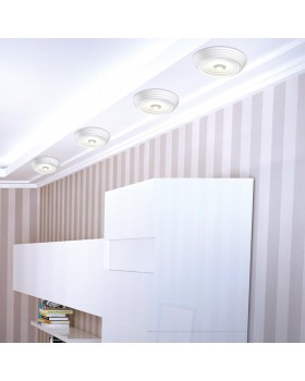 358601 OVER NT21 208 белый Светильник накладной светодиодный IP20 LED 4000K 22W 85-265V TRIN-foto3