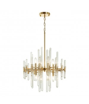 4988/8 HALL ODL22 387 золотой/стекло Люстра E14 8*40W STIKA-foto6