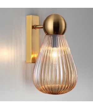 5402/1W MODERN ODL_EX23 21 золотой/янтарный/металл/стекло Бра E14 1*40W ELICA-foto3