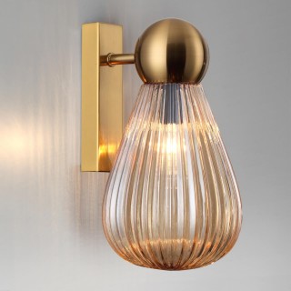 5402/1W MODERN ODL_EX23 21 золотой/янтарный/металл/стекло Бра E14 1*40W ELICA-foto3