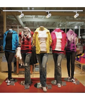 370413 PORT NT19 104 белый Светильник трековый однофазный трехжильный IP20 GU10 50W 220V PIPE-foto3