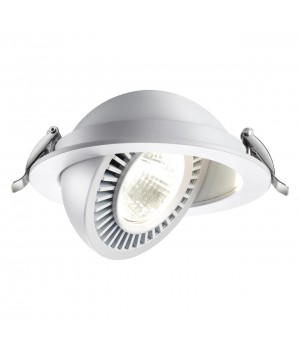 358817 SPOT NT21 252 белый Светильник встраиваемый светодиодный IP20 LED 18W 1600Лм 4000K 220V GESSO-foto4