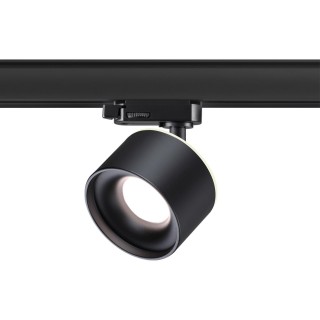 358977 PORT NT22 119 черный Трехфазный трековый светильник с переключ. цв. температуры IP20 LED 3000К\4000К\6000К 12W вниз + 3W вверх 110-265V GIRO-foto6