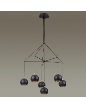 3635/6 MODERNI LN18 147 черный с бронзой Люстра G9 6*40W 220V NERUNI-foto4