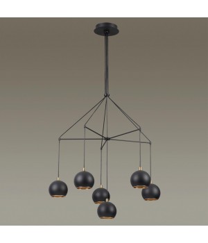 3635/6 MODERNI LN18 147 черный с бронзой Люстра G9 6*40W 220V NERUNI-foto4