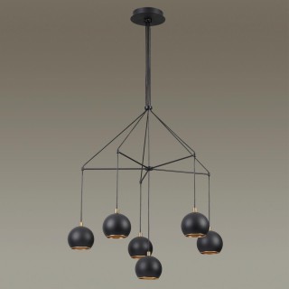 3635/6 MODERNI LN18 147 черный с бронзой Люстра G9 6*40W 220V NERUNI-foto4