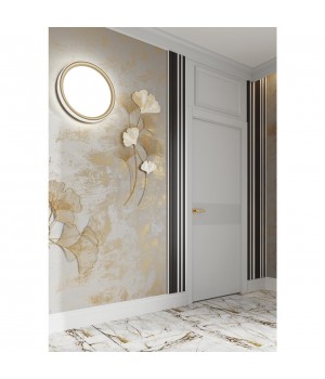 3054/DL PALE SN 034 Светильник пластик/белый/золотистый LED 48Вт 3000-6000К D395 IP43 пульт ДУ SHINY-foto4