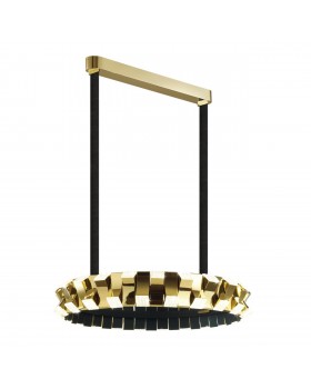 4993/80L L-VISION ODL23 375 золотой/черный Люстра LED 80W 3000K ASTURO-foto5