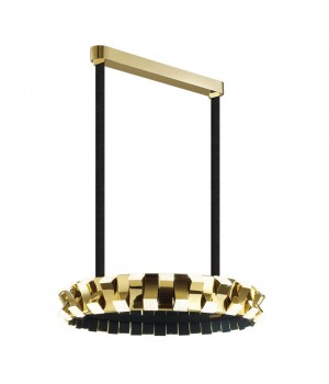 4993/80L L-VISION ODL23 375 золотой/черный Люстра LED 80W 3000K ASTURO-foto5