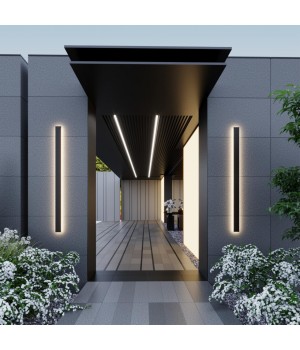 4379/29WL HIGHTECH ODL23 239 черный/металл Настенный светильник IP54 LED 29W 950Лм 3000K FIBI-foto4