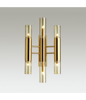 4690/6W HALL ODL20 425 золотой/янтарный Бра G9 6*40W PEKA-foto3