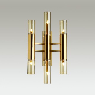 4690/6W HALL ODL20 425 золотой/янтарный Бра G9 6*40W PEKA-foto3