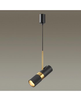 4356/1 HIGHTECH ODL23 231 черный/золотистый/металл Подвесной св-к IP20 LED GU10 10W BULLET-foto3