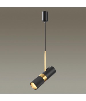 4356/1 HIGHTECH ODL23 231 черный/золотистый/металл Подвесной св-к IP20 LED GU10 10W BULLET-foto3