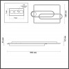 5277/99CL LEDIO LN23 039 черный, матовое золото Люстра потолочная LED 110W 3000-6000K 13360Лм пульт ДУ 220V SHIOTO