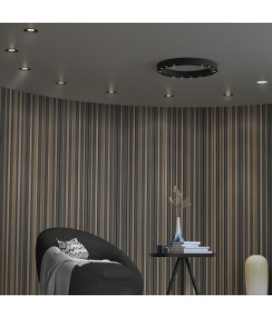 358790 SPOT NT21 244 черный Светильник встраиваемый светодиодный IP20 LED 15W 4000K 1600Лм 110-265V BIND-foto3