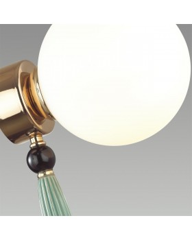 5405/1W MODERN ODL_EX23 35 золотой/черный/зеленый/белый матовый металл/керамика/стекло Бра E14 1*40W PALLE-foto6