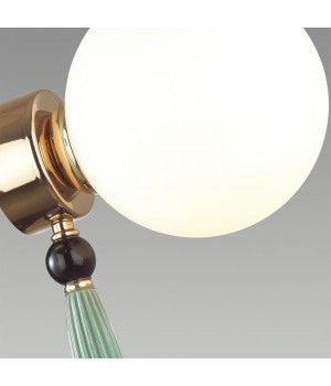 5405/1W MODERN ODL_EX23 35 золотой/черный/зеленый/белый матовый металл/керамика/стекло Бра E14 1*40W PALLE-foto6