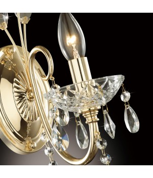 4977/1W HALL ODL23 435 золотой/хрусталь Бра E14 40W VERSIA-foto6