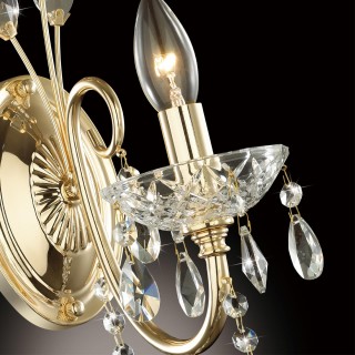 4977/1W HALL ODL23 435 золотой/хрусталь Бра E14 40W VERSIA-foto6