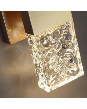 4364/5WL HIGHTECH ODL23 203 матовое золото/металл/стекло Настенный св-к IP20 LED 10W 612Лм 3000K RICCI-foto5