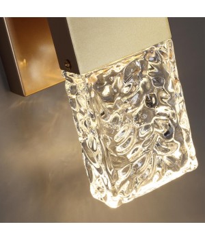 4364/5WL HIGHTECH ODL23 203 матовое золото/металл/стекло Настенный св-к IP20 LED 10W 612Лм 3000K RICCI-foto5