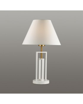 5291/1T NEOCLASSI LN23 188 белый, латунь Настольная лампа E27 1*60W 220V FLETCHER-foto3