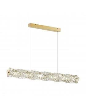 4999/36LA HALL ODL23 433 золотой/прозрачный/металл/хрусталь Люстра LED 36W 4000K STRAZA-foto4