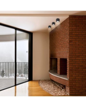 358474 OVER NT21 207 черный Светильник накладной IP20 LED 4000K 15W 200-260V RECTE-foto3