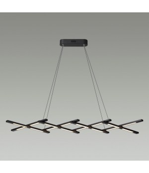 4366/90L HIGHTECH ODL23 145 черный/металл/акрил Подвесной моделируемый светильник IP20 LED 70W 2800Лм 3000K RUDY-foto3