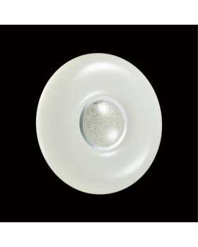 2074/CL PALE SN 069 Светильник пластик/белый/прозрачный/хром LED 30Вт 4000К D360 IP43 LAZANA-foto4