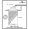 369400 SPOT NT10 302 золото/прозрачный Встраиваемый НП светильник IP20 GX5.3 50W 12V RAIN