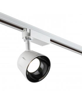 358723 PORT NT21 094 белый/черный Светильник трековый однофазный трехжильный IP20 LED 4000K 20W 100-265V KNOF-foto4