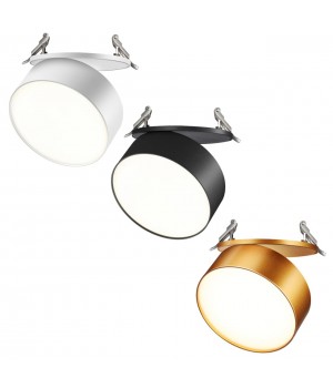 358754 SPOT NT21 240 матовое золото Светильник встраиваемый светодиодный IP20 LED 24W 4000K 2100Лм 100-265V PROMETA-foto4