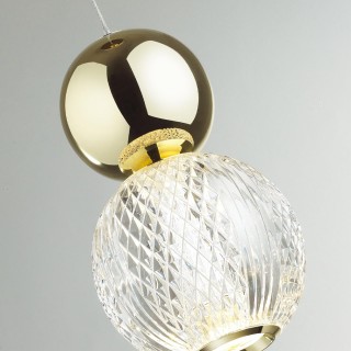 5008/7L L-VISION ODL23 419 золотой/прозрачный/металл/акрил Подвес LED 7W 4000K 350Лм CRYSTAL-foto5